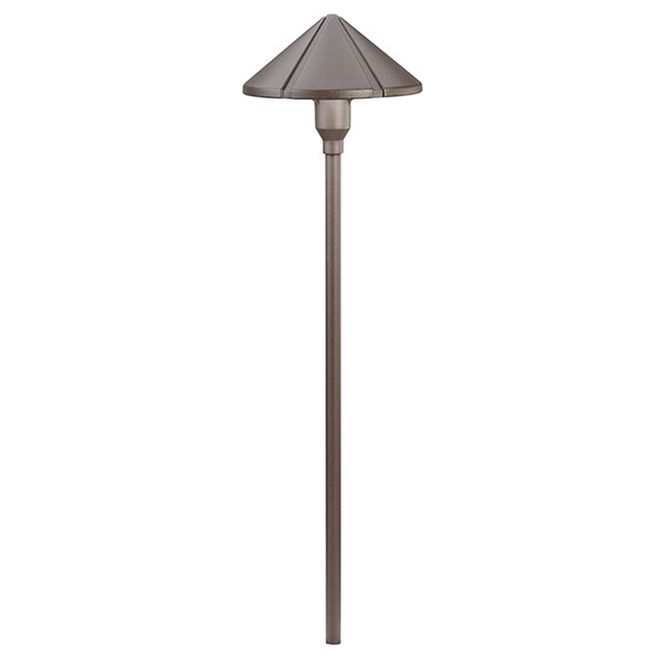 LED Center Mount Path Light 3000K - Bronze - Landscape Lighting