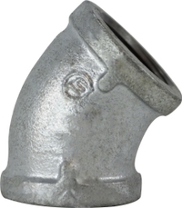 2" Galvanized 45 Elbow - Fittings