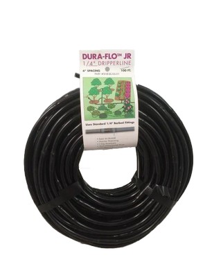 1/4" Dripline W/1/2GPH Emitter Pre-Inserted Every 6" - Irrigation