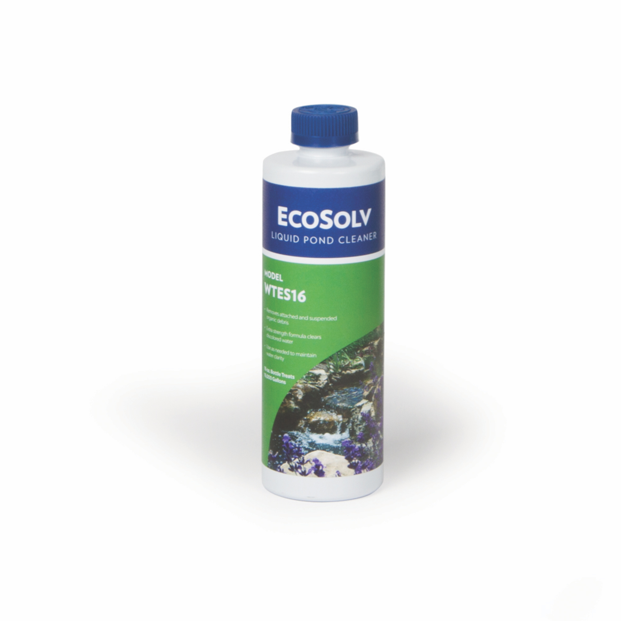 16 Oz. Ecosolv Liquid Pond Cleaner - Treats 9,600 Gal. - Water Features