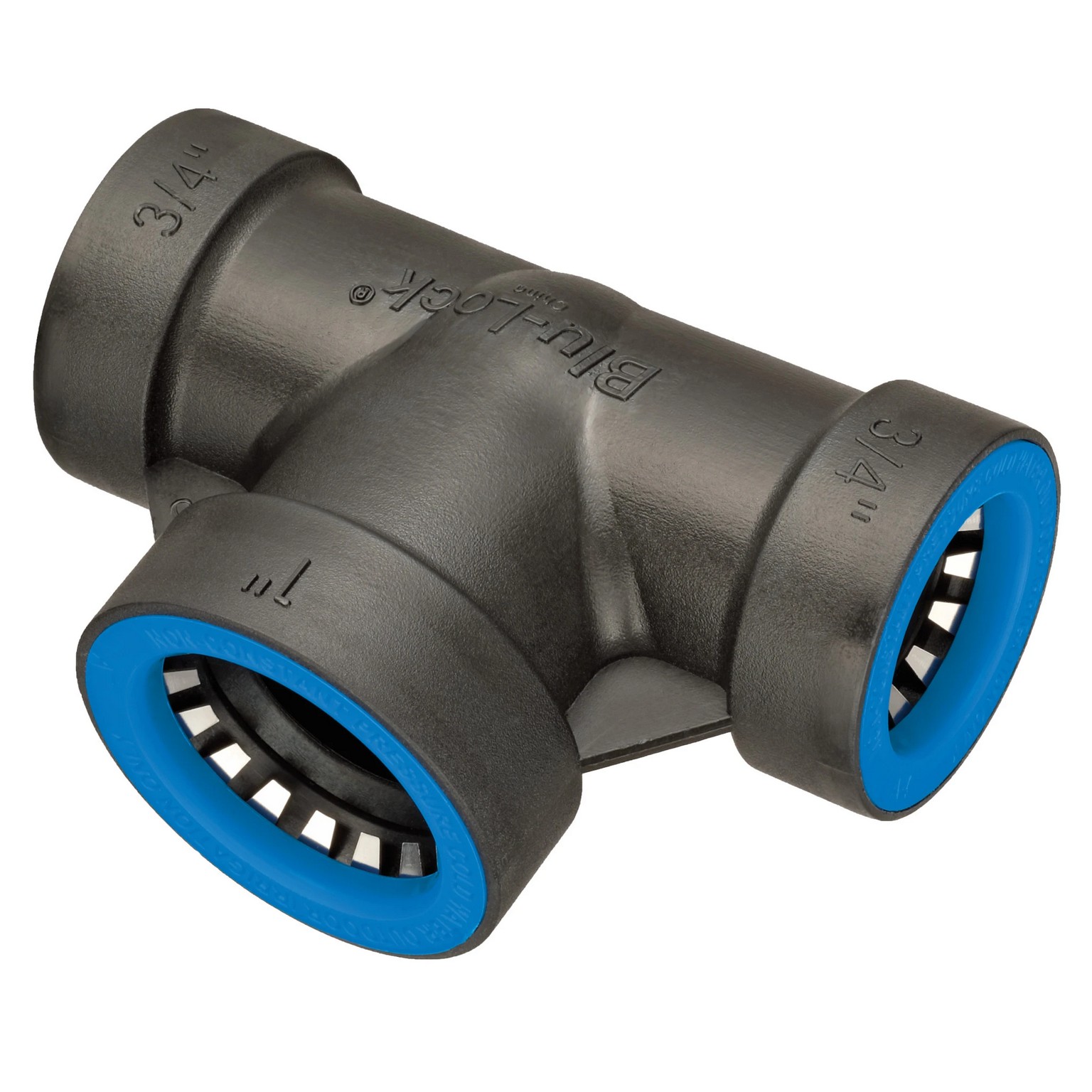 Blu-Lock 3/4" Bl X 1" Bl Bull Tee - Fittings