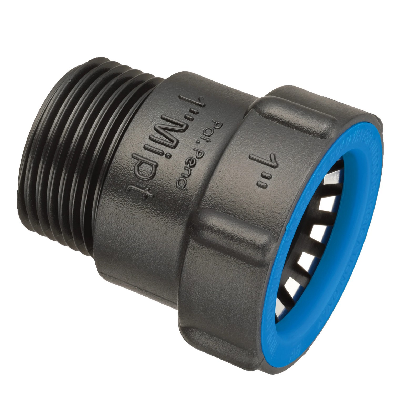 Blu-Lock 1" Bl X 1" MIPT Adapter - Fittings