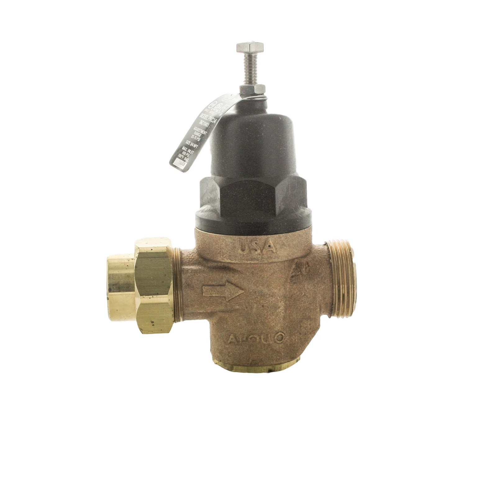 1" Pressure Reducing Valve - Main Connection