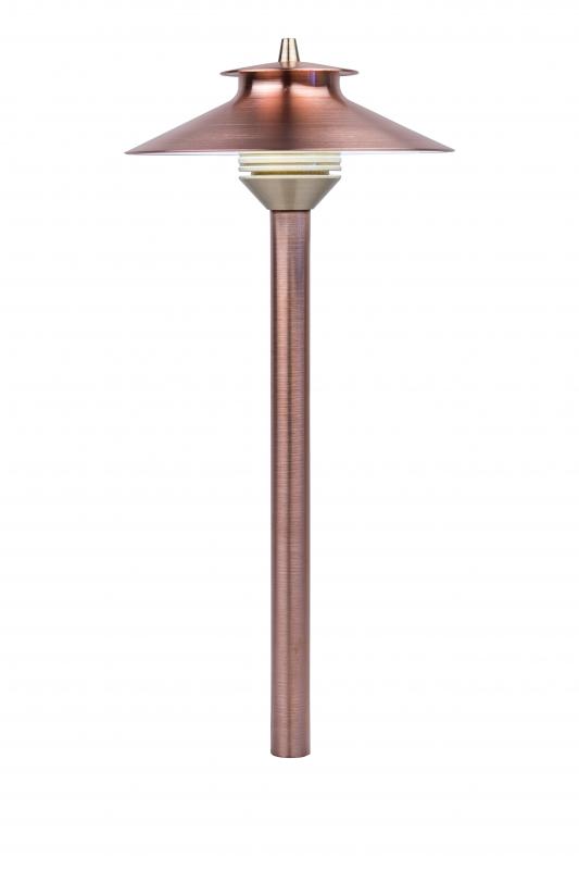 DM LED Path Light Top Assembly - Copper - Landscape Lighting