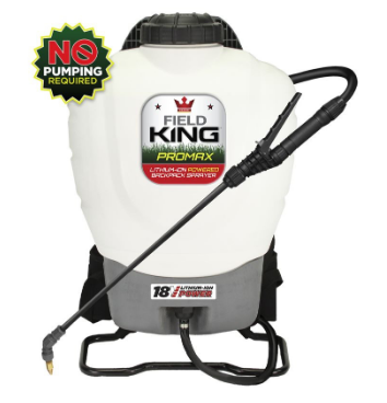 Field King 190515 Lithium-Ion Battery Powered Backpack Sprayer - Landscaping