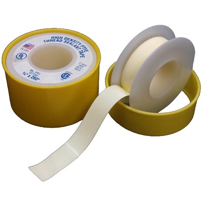 1/2" X 260" Gas Teflon Tape Yellow - Pipe Cements, Primers, Cleaners & Lubricants