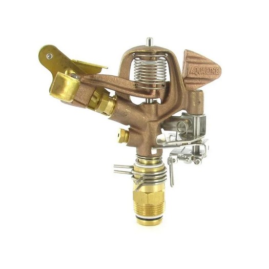 3/4" Brass Adjustable Impact Sprinkler W/ 11/64" Nozzle - Irrigation