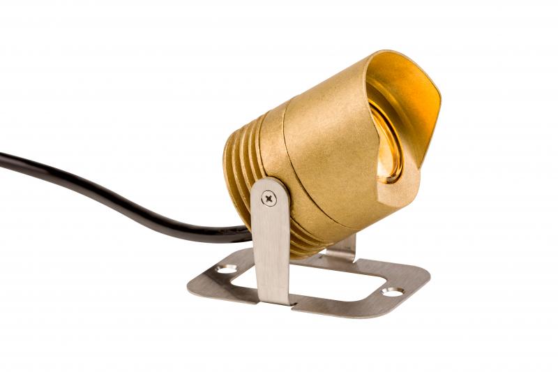 LL ZD 9 LED Underwater Light - Brass - Landscape Lighting