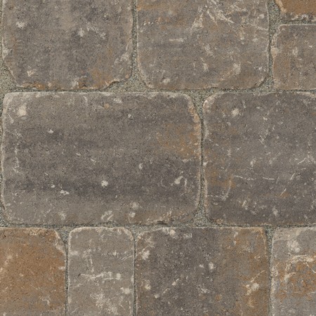 Mega Bergerac Vic Sq 68P 8L Victorian Square Tumbled 80mm - Hardscape