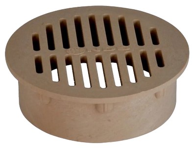 6" Round Grate - Sand - Landscaping