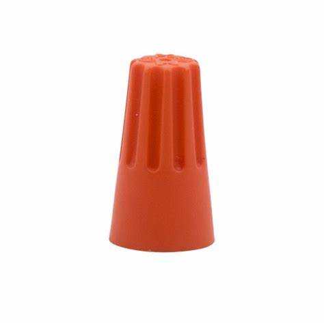 Orange Wire Nut - 100 Pc. - Irrigation