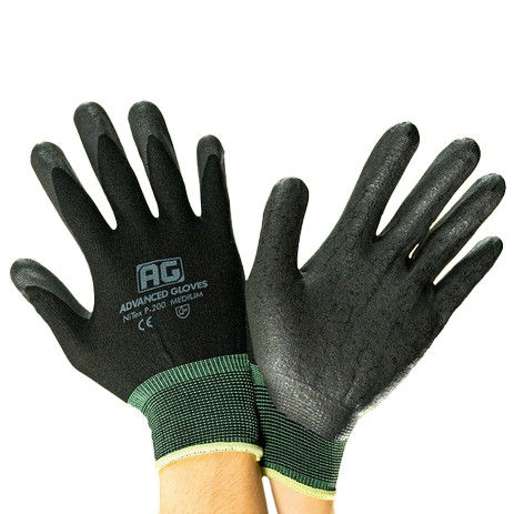 AG Nitex P200 Black Gloves Medium - Tools & Accessories