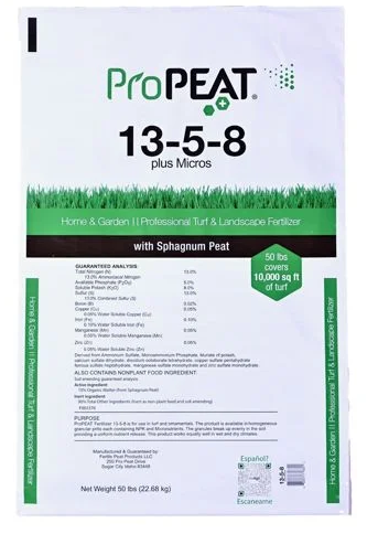 ProPeat 13-5-8 - 25 lbs. - Landscaping