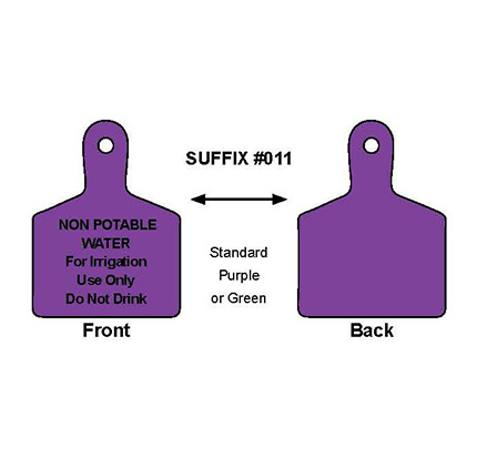 Purple Valve ID Tag - 13-24 - Tools & Accessories