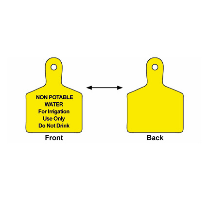 Yellow Valve ID Tag - 13-24 - Tools & Accessories